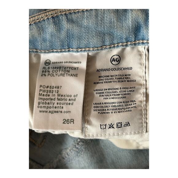 AG Adriano Goldschmied Jeans Legging ankle super skinny ankle size 26 - Picture 5 of 5